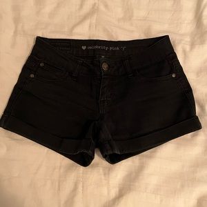 Black Denim Jean shorts